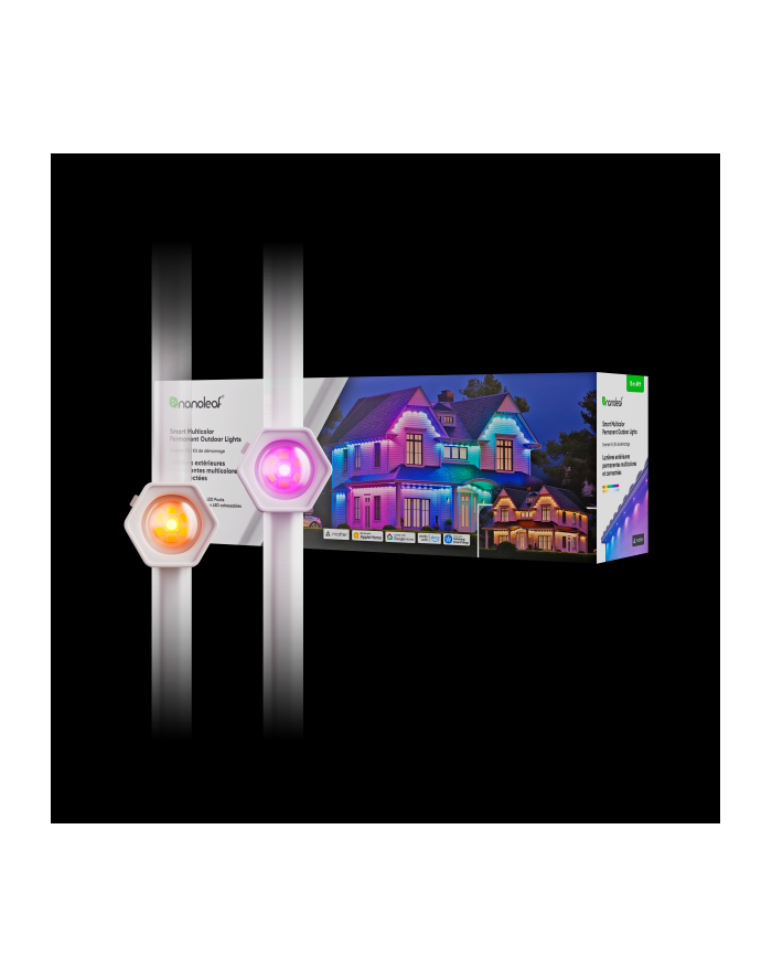 Kurtyna Świetlna Nanoleaf 15m RGB Zewnętrzna z Zmianą Trybu Świecenia KOD: 4895263600434 główny