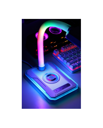 Immax 08989L - Led Rgbw Ściemnialna Lampa Stołowa Z Ładowaniem Qi 30W230V Czarna nr 1