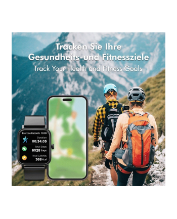 logilink Smartwatch LCD, BT5.2 IP68, różowy nr 1