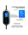qoltec Mobilna ładowarka do samochodu elektrycznego EV z regulacją 2w1  Typ2 | 11kW | 400V | Wi-Fi | TUYA | SMART LIFE | LCD | Wallbox | 5m - nr 3