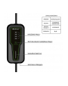 qoltec Mobilna ładowarka do samochodu elektrycznego EV z regulacją 2w1  Typ2 | 3.5kW | 230V | LCD | Przenośna |4m - nr 6
