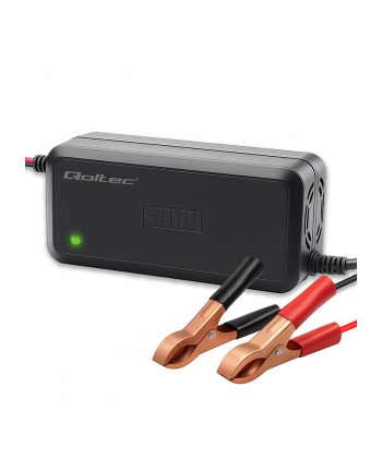 qoltec Mikroprocesorowa ładowarka 12V | 5A | prostownik do akumulatora  AGM GEL SLA | 6-stopniowe ładowanie