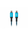 lanberg Kabel USB-C M/M USB4 0,5m 240W 8K 60HZ czarno-niebieski - nr 1