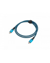 lanberg Kabel USB-C M/M USB4 0,5m 240W 8K 60HZ czarno-niebieski - nr 4