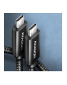 axagon BUCM4X-CM05AB Kabel USB-C - USB-C, USB4 Gen 3x2 0.5m, PD 240W, 8K HD, ALU, oplot Czarny - nr 28