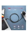 axagon BUCM4X-CM05AB Kabel USB-C - USB-C, USB4 Gen 3x2 0.5m, PD 240W, 8K HD, ALU, oplot Czarny - nr 34