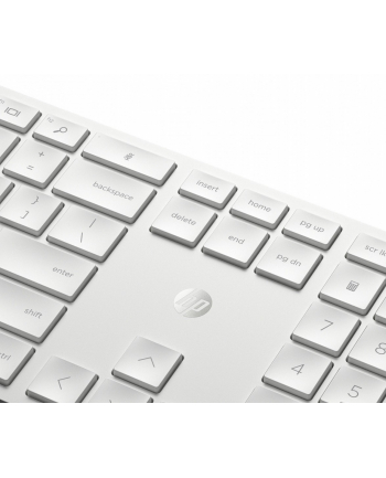 hyperx Zestaw klawiatura i mysz 650 bezprzewodowy biały 4R016AA#ABB