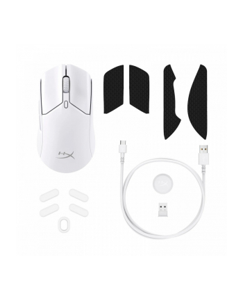 hyperx Mysz PulseFire Haste 2 WL WHT 6N0A9AA