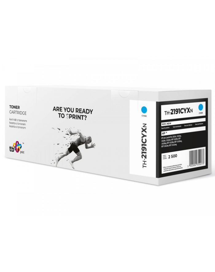 tb print Toner do HP Color LaserJet Pro 3202 W2191X TH-2191CYXN 100% nowy cyan główny