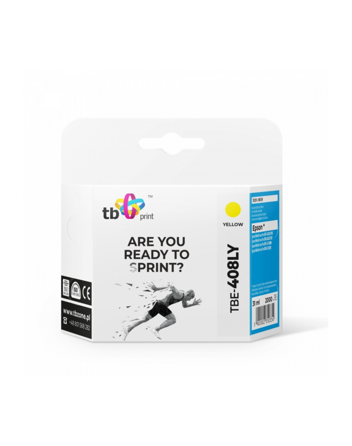 tb print Tusz do Epson T09K4 TBE-408LY 100% nowy żółty główny