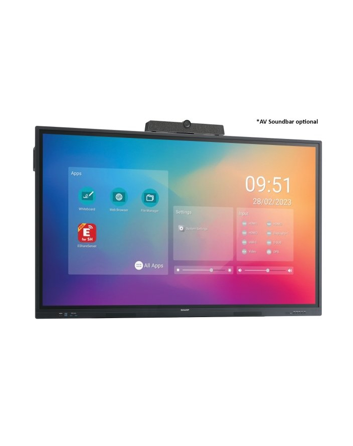 sharp Monitor dotykowy PN-LC862 86 '' UHD 450cd/m2 20 touch points główny