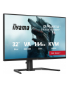 iiyama Monitor G-MASTER GB3261UHSCP-B1 4K,VA,144Hz,400cd, 3000:1,2xHDMI,DP,  USB-C,  4xUSB, KVM, FreeSync Premium, DisplayPort Only, 2x5W,HAS 150 - nr 34