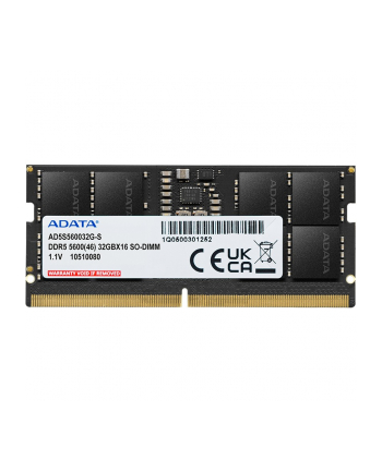 adata Pamięć do notebooka Premier DDR5 5600 SODIMM 16GB Single Tray nr 1