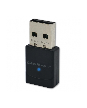 qoltec Bezprzewodowy mini Adapter Wi-Fi 6 | Standard AX | Bluetooth 5.4 | USB | 900Mbps nr 1