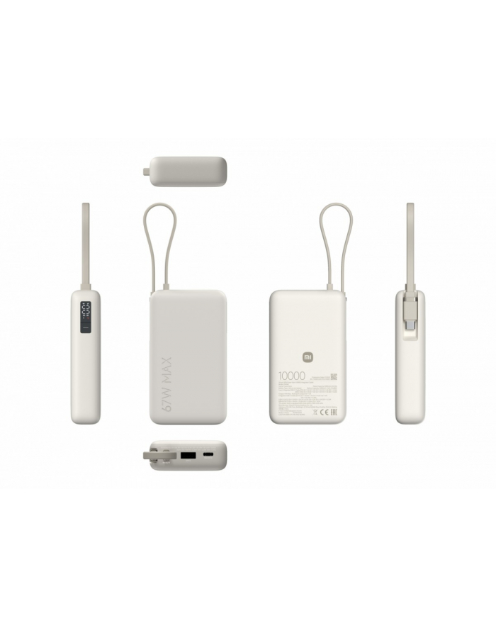 xiaomi PowerBank 10000 (Integrated Cable) 67W Tan główny