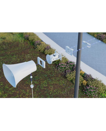 Ubiquiti Up-Ai-Horn-Speaker-W 1-Drożny Biały Przewodowa