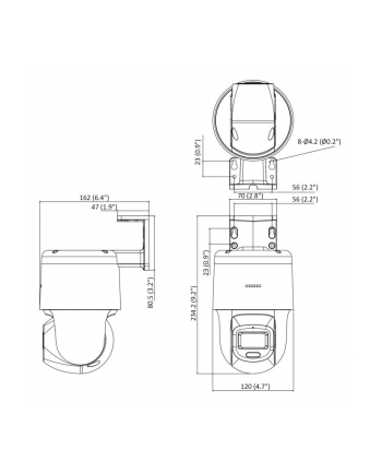 Hilook Ptz-N2C200C-De(F0)(O-Std), Kamera Ip Wewnętrzna I Zewnętrzna (327000807)