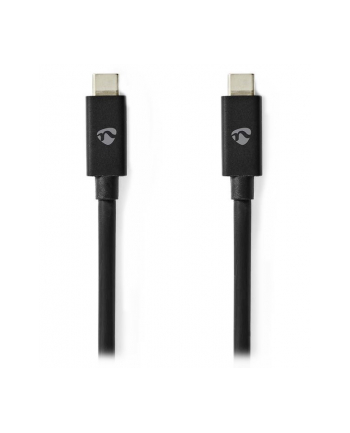 Nedis CCGP66020BK20 kabel USB 2 m USB4 Gen 3x2 USB C Czarny