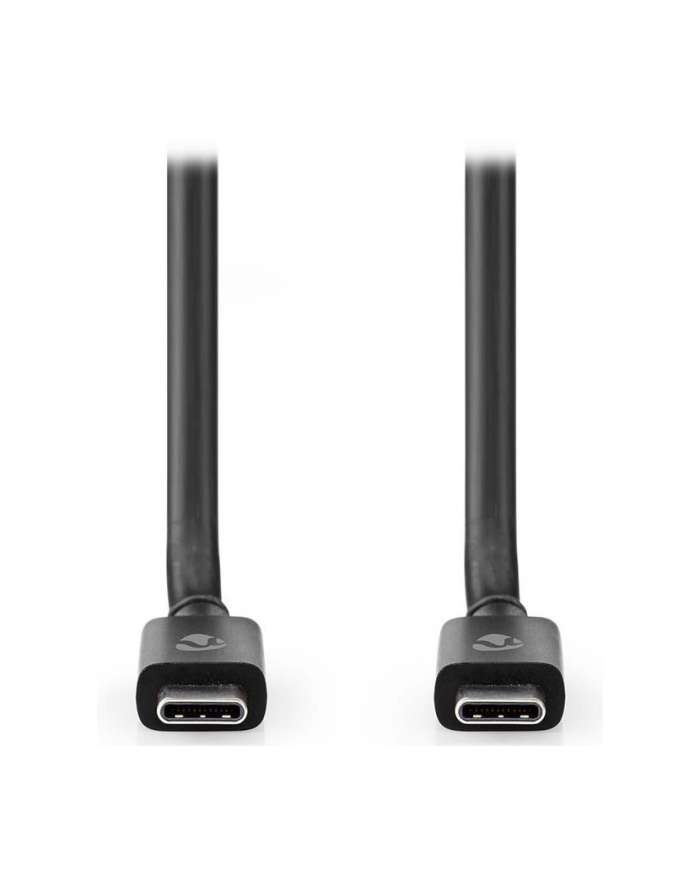 Nedis CCGP66020BK20 kabel USB 2 m USB4 Gen 3x2 USB C Czarny główny