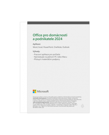 Microsoft Office 2024 dla gospodarstw domowych i firm CZ PC i Mac (EP206651) nr 2