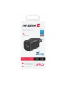 Swissten Network Adapter Gan 1X Usb C 45W Pd A 18W Qc Black - nr 4