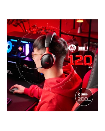 Słuchawki HyperX Cloud III bezprzewodowe czarne gaming A59YZAA