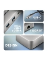 axagon HMC-CUB83X2 Wieloportovy hub USB 7in1, 10Gbps, 2x USB-A, 1x USB-C, 1x HDMI 4K/144Hz, DP 8K/30Hz, GLAN, PD 100W, 15cm USB-C kabel - nr 13