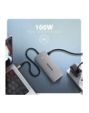axagon HMC-CUB83X2 Wieloportovy hub USB 7in1, 10Gbps, 2x USB-A, 1x USB-C, 1x HDMI 4K/144Hz, DP 8K/30Hz, GLAN, PD 100W, 15cm USB-C kabel - nr 18