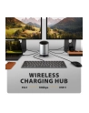 axagon HMC-WL9 Wieloportowy hub USB 9in1, 10Gbps, 3xUSB-A, 1xUSB-C, DP 8K/60Hz, HDMI 4K/60Hz, PD 100W, GLAN, 100cm USB-C kabel, wireless charging 15W - nr 16