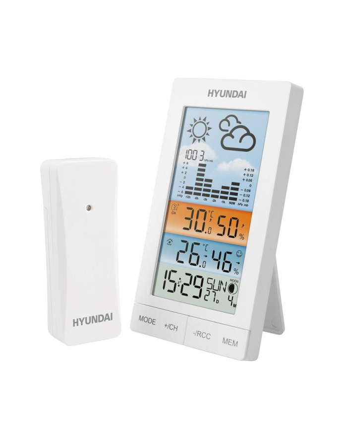 Stacja meteo Hyundai - WS2050 biała główny