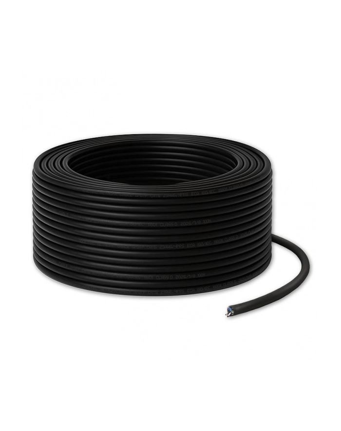 Kabel sieciowy Qoltec Patchcord skrętka UTP | CAT6 | High speed 1Gb/s | LAN | 100m | Czarny główny