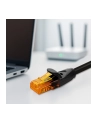 Kabel Patchcord Qoltec UTP | CAT6 | 2 x RJ-45 | High speed 1Gb/s | Pozłacane styki | 20m | Czarny - nr 5