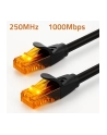 Kabel Patchcord Qoltec UTP | CAT6 | 2 x RJ-45 | High speed 1Gb/s | Pozłacane styki | 30m | Czarny - nr 2