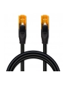 Kabel Patchcord Qoltec UTP | CAT6 | 2 x RJ-45 | High speed 1Gb/s | Pozłacane styki | 30m | Czarny - nr 4