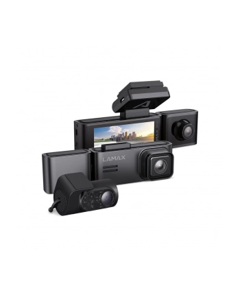Kamera do samochodu LAMAX N10 GPS 3in1 4K UHD Wi-Fi 150° 3,18''