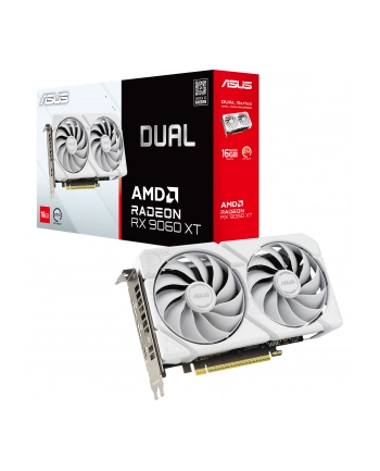 asus Karta graficzna Radeon RX 9060 XT DUAL-RX9060XT-16G-WHITE