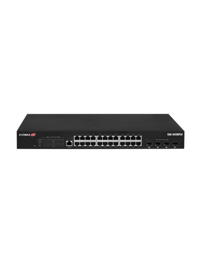 edimax technology Switch zarządzalny Edimax TGS-5428PLX 24x2,5GbE PoE++ 4x10GbE SFP+ Uplink główny