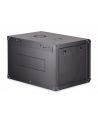 Szafa sieciowa wisząca jednosekcyjna DIGITUS Dynamic 19'' 7U, 600x450, drzwi szyba, czarny, niezmontowana, 60kg - nr 2