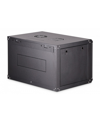 Szafa sieciowa wisząca jednosekcyjna DIGITUS Dynamic 19'' 7U, 600x450, drzwi szyba, czarny, niezmontowana, 60kg