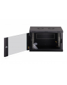 Szafa sieciowa wisząca jednosekcyjna DIGITUS Dynamic 19'' 7U, 600x450, drzwi szyba, czarny, niezmontowana, 60kg - nr 5