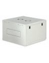 Szafa sieciowa wisząca jednosekcyjna DIGITUS Dynamic 19'' 7U, 600x600, drzwi szyba, szary, niezmontowana, 60kg - nr 3