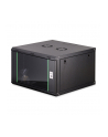 Szafa sieciowa wisząca jednosekcyjna DIGITUS Dynamic 19'' 7U, 600x600, drzwi szyba, czarny, niezmontowana, 60kg - nr 1