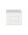 Szafa sieciowa wisząca jednosekcyjna DIGITUS Dynamic 19'' 9U, 600x600, drzwi szyba, szary, niezmontowana, 60kg - nr 4