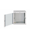 Szafa sieciowa wisząca jednosekcyjna DIGITUS Dynamic 19'' 12U, 600x450, drzwi szyba, szary, niezmontowana, 60kg - nr 5
