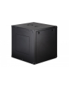 Szafa sieciowa wisząca jednosekcyjna DIGITUS Dynamic 19'' 12U, 600x600, drzwi szyba, czarny, niezmontowana, 60kg - nr 2