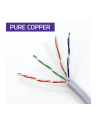 Kabel sieciowy Qoltec Patchcord skrętka UTP | Miedziany Cu | CAT6 | High speed 1Gb/s | LAN | 25m | Szary - nr 2