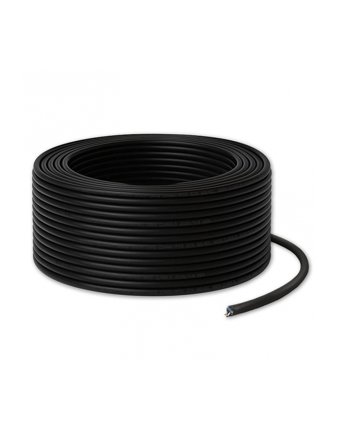 Kabel sieciowy Qoltec Patchcord skrętka UTP | CAT6 | High speed 1Gb/s | LAN | 100m | Czarny główny