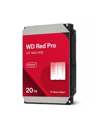 western digital Dysk HDD Red Pro 20TB 3,5'' 512MB/7200rpm WD202KFGX