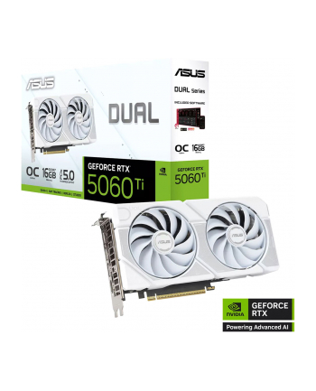 asus Karta graficzna RTX 5060 TI DUAL OC WHITE 16GB GDDR7 128 BIT DP nr 2