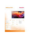 sharp Monitor wielkoformatowy MultiSync E509 50 '' UHD 16/7 350cd/m2 - nr 22